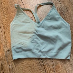 Set active sculpt flex ribbed v bra